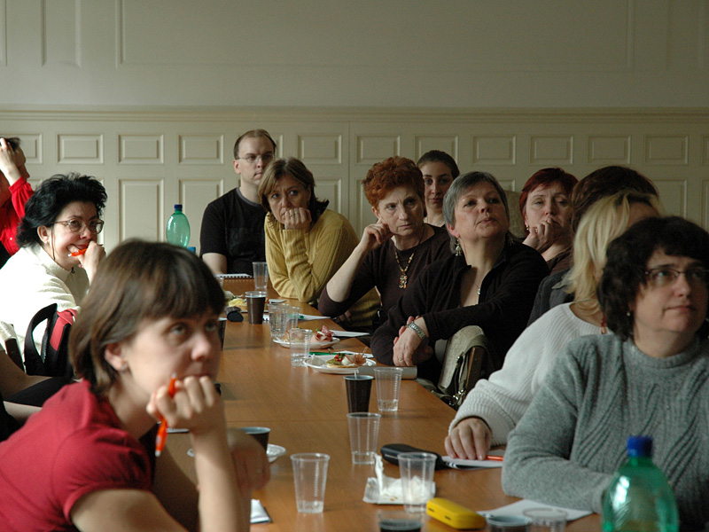 Fotografie ze semináře Akvizice ve vysokoškolských knihovnách, Brno 2008